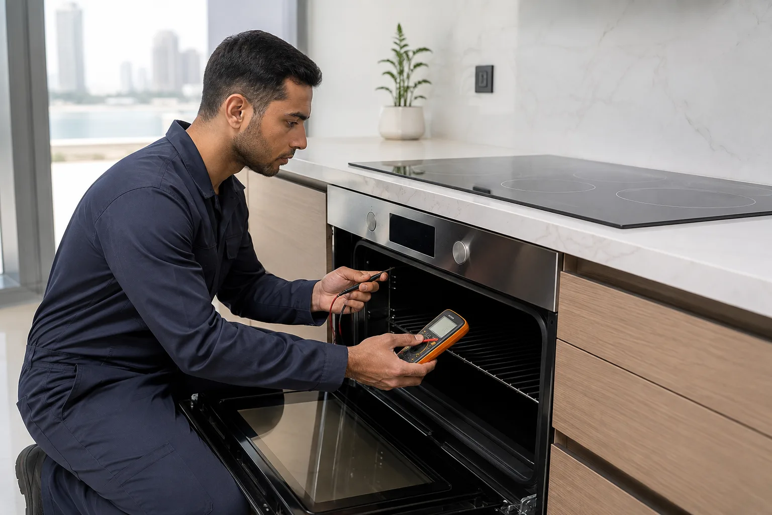 صيانة الأفران والمواقد الكهربائية المدمجة في أبوظبي
